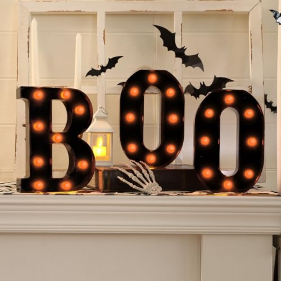Light Up Letters Marquee - Dekoracje na Halloween - 3 Podświetlane