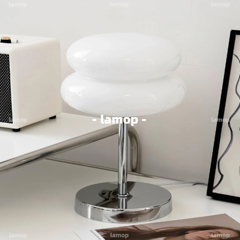 Lighting Decor Living Room - Lampa stołowa Bauhaus Cream-Globe w stylu