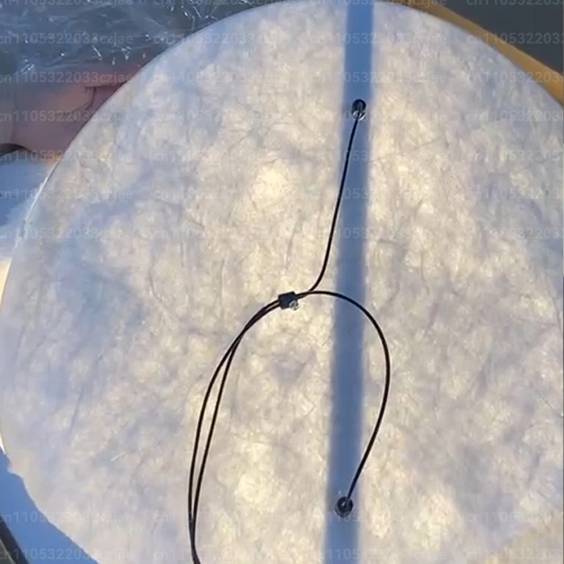 Japanese Lighting Decor - MAISU Japońska Lampa Wisząca z Jedwabiu