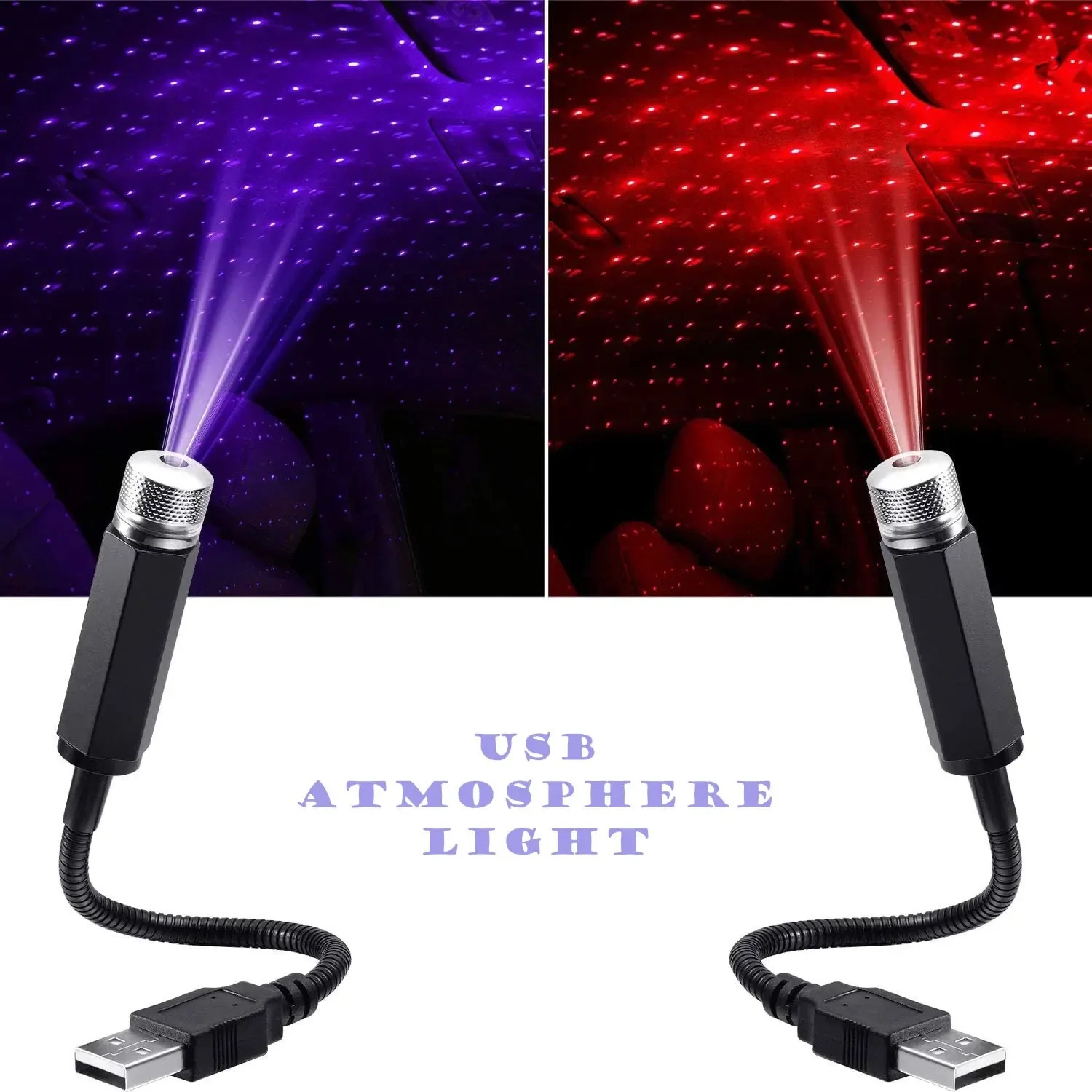 Star Projector Night - QXNY 1 szt. Mini LED Projektor