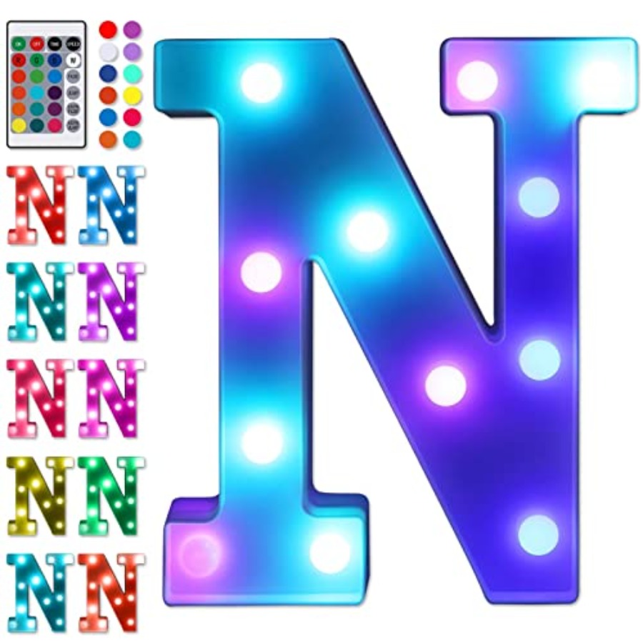 Light Up Letters Marquee - Świecące litery LED z pilotem, znaki