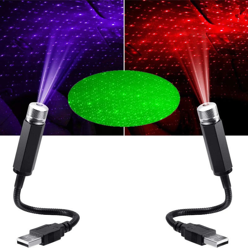 Star Projector Night - Romantyczna lampka nocna LED z motywem