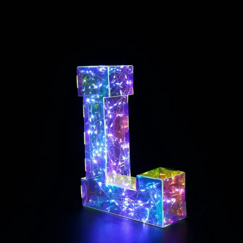 Light Up Letters Marquee - Lampki LED w stylu Glam -