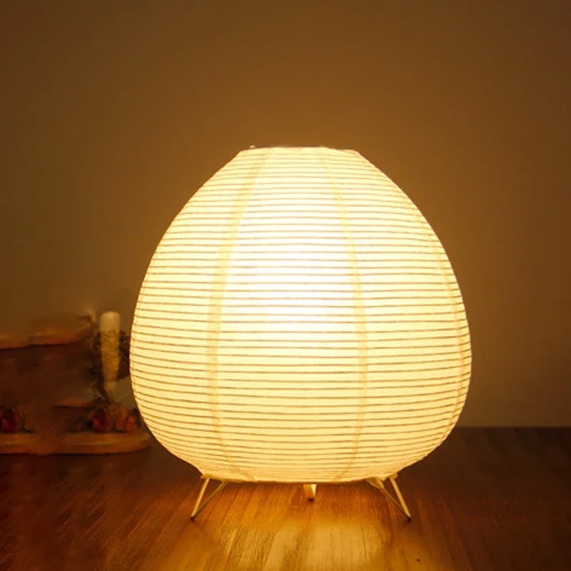 Floor Lamp Tripod - Japońska Latarnia Papierowa Led Lampa Stołowa