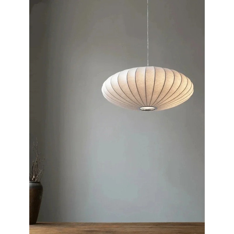 Japanese Lighting Decor - Japońska lampa wisząca Wabi Sabi, ręcznie