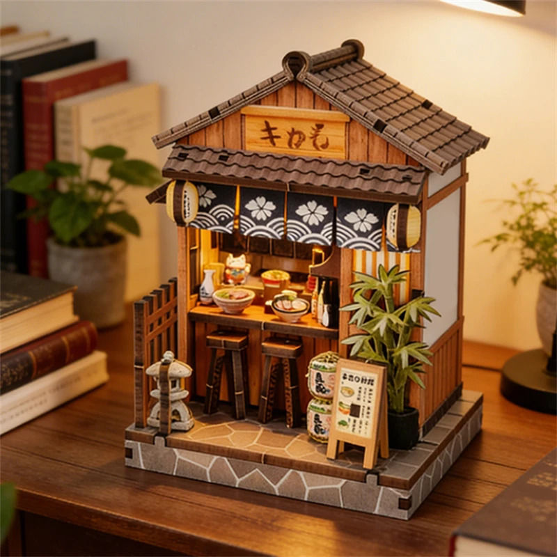 2027 DIY Drewniana Miniatura J – Japanese Lighting Decor recenzja i cena