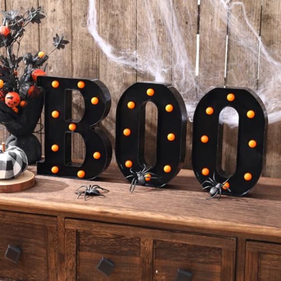 Dekoracje na Halloween - 3 Pod – Light Up Letters Marquee recenzja i cena