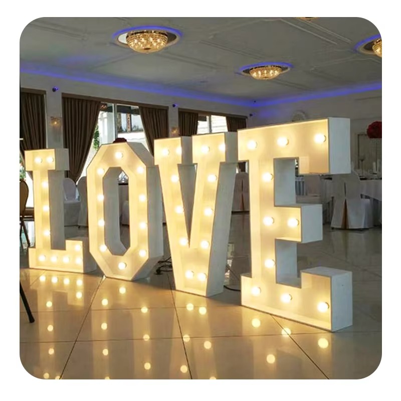 Dekoracje Ślubne Litery Marque – Light Up Letters Marquee recenzja i cena