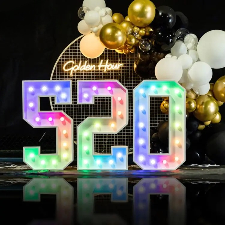 Profesjonalne LED-owe litery m – Light Up Letters Marquee recenzja i cena