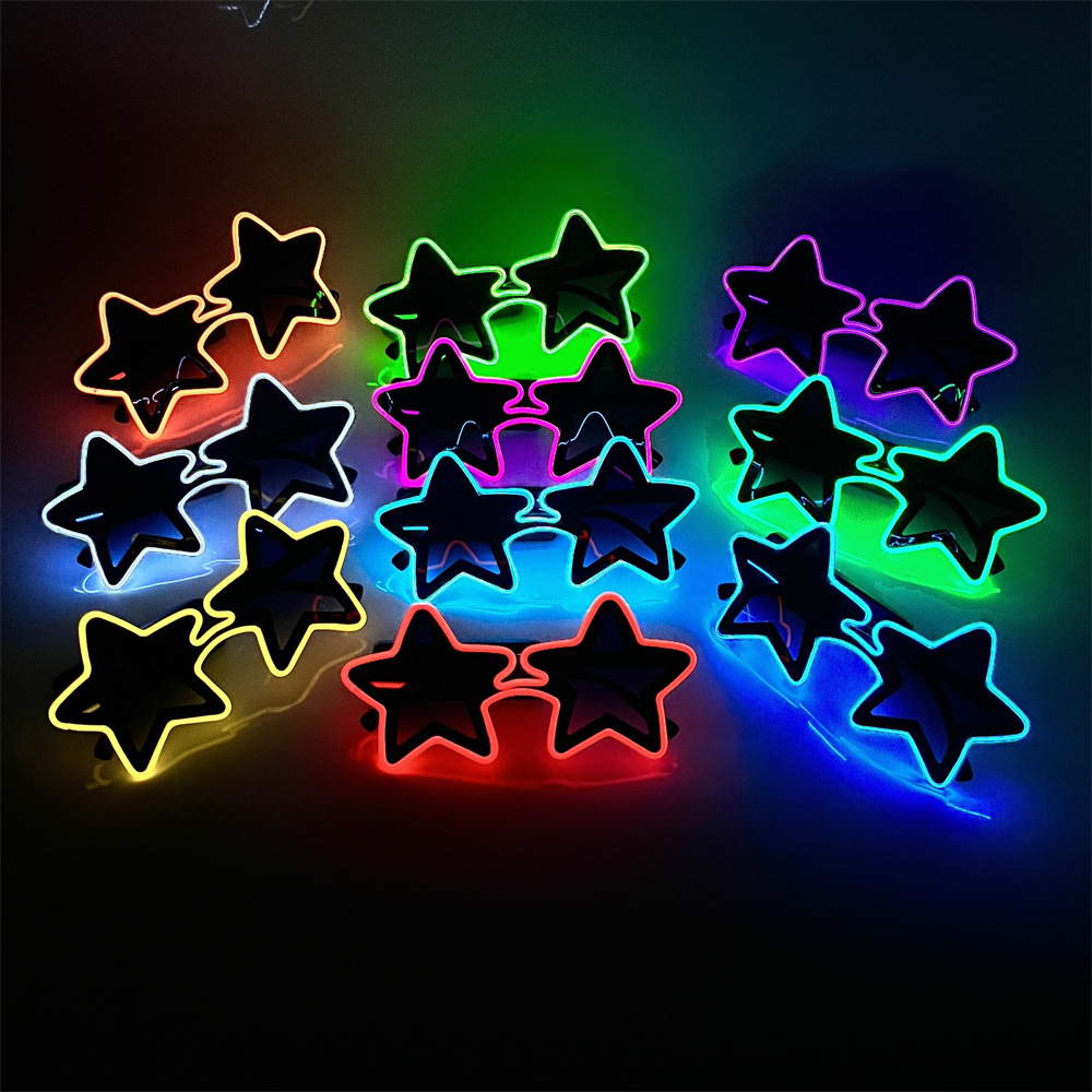 Okulary LED w kształcie gwiazd – Lighting Visual recenzja i cena