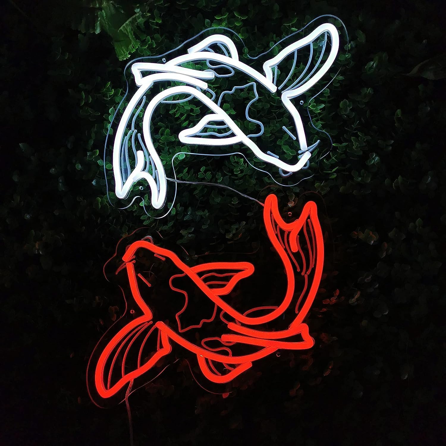 Neonowy znak LED z rybą koi, s – Japanese Lighting Decor recenzja i cena
