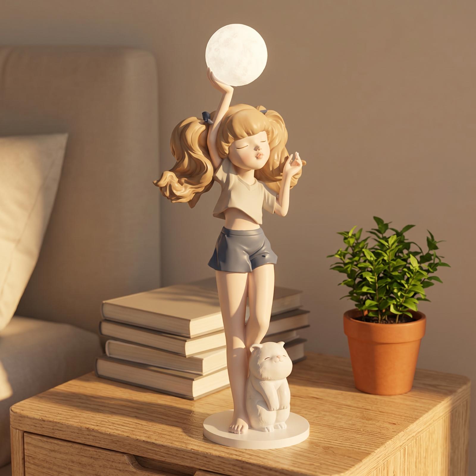 Elegancka figurka dziewczyny z – Lighting Decor Living Room recenzja i cena
