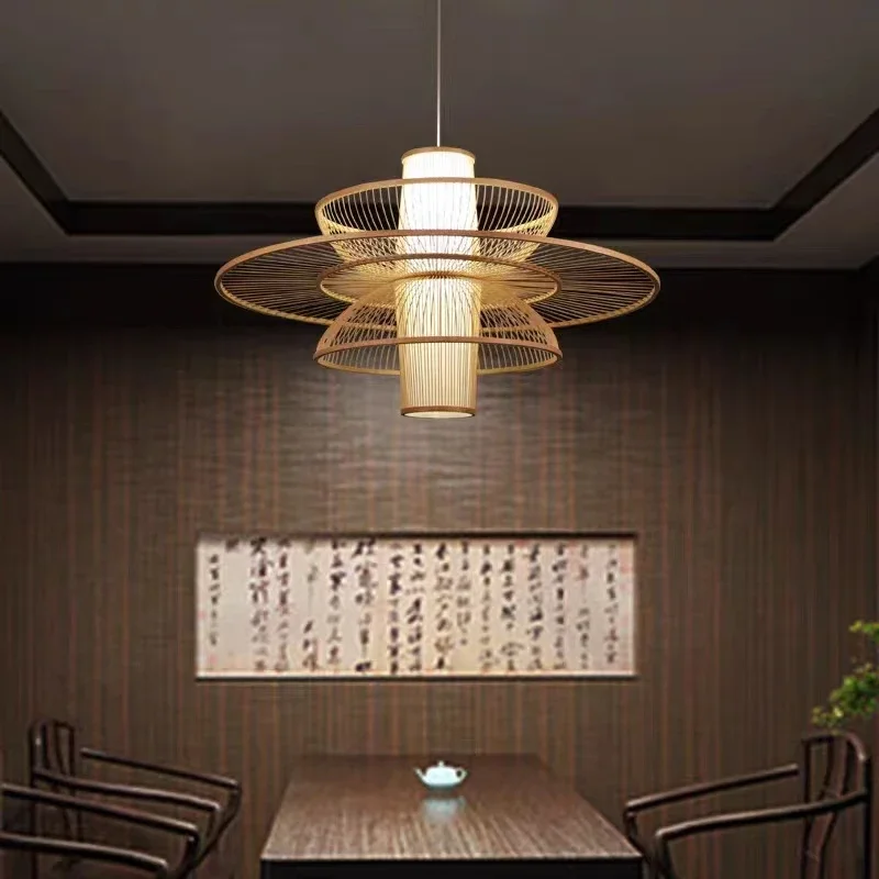 Wiejski ręcznie tkany bambusow – Japanese Lighting Decor recenzja i cena