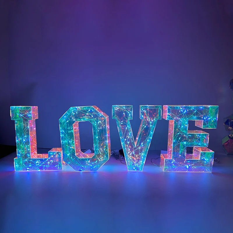 Lampki LED w stylu Glam - Lite – Light Up Letters Marquee recenzja i cena