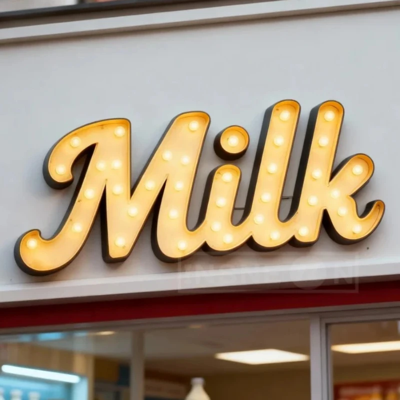 Niestandardowe litery z żarówe – Light Up Letters Marquee recenzja i cena