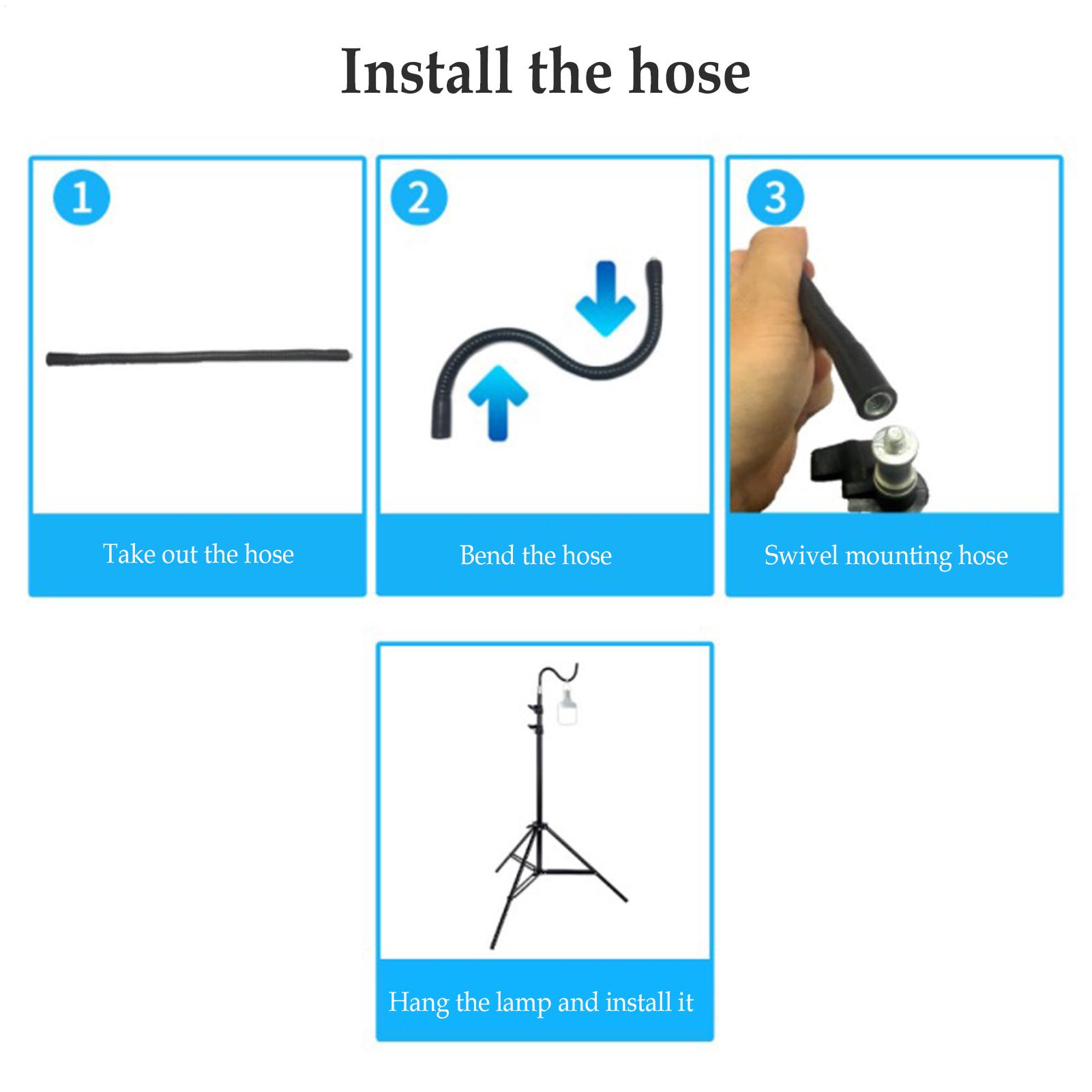 Stojak na lampę kempingową 2m, – Floor Lamp Tripod recenzja i cena