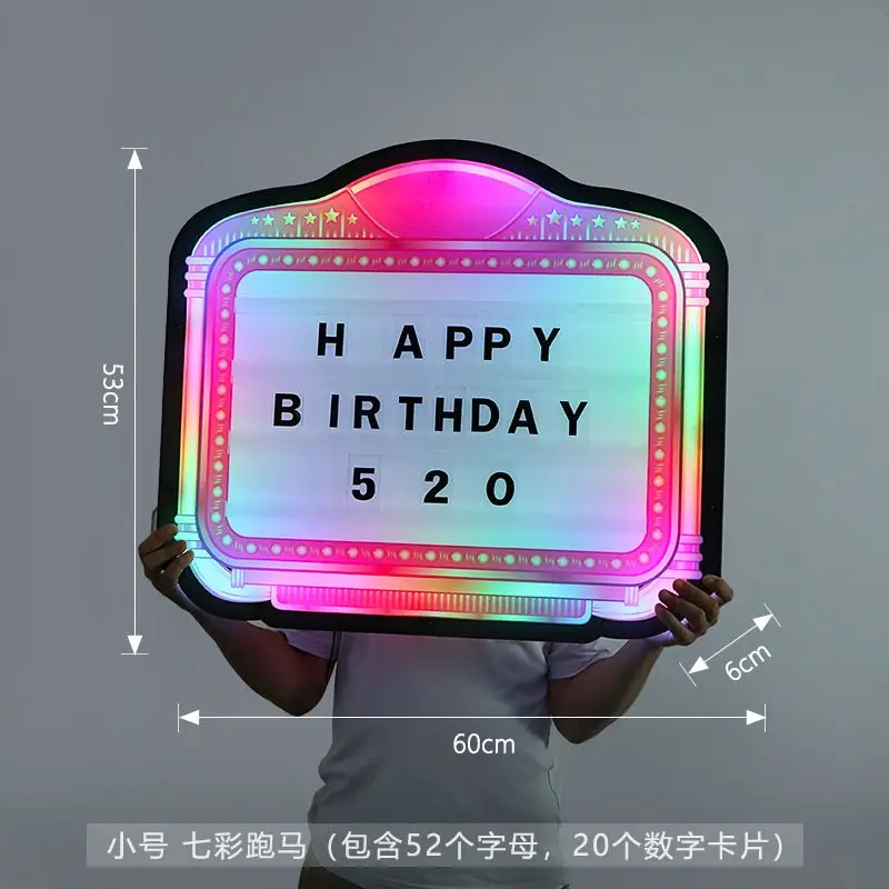 Tablica LED z napisami na zamó – Light Up Letters Marquee recenzja i cena