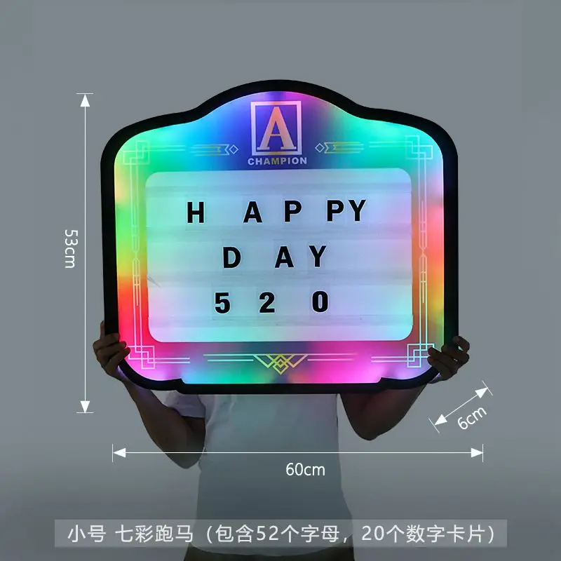 Tablica LED z napisami na zamó – Light Up Letters Marquee recenzja i cena
