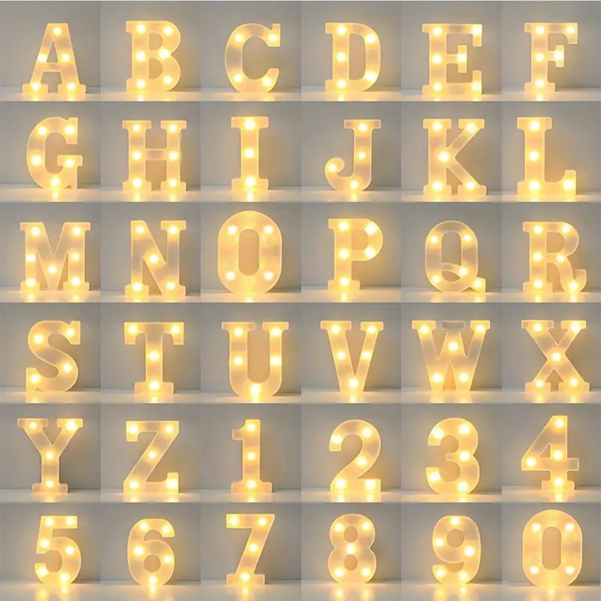 1 szt. LED-owa Podświetlana Li – Light Up Letters Marquee recenzja i cena